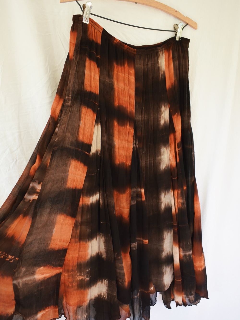 Studio 1940 Asymmetrical Y2K Whimsigoth Handkerchief Skirt